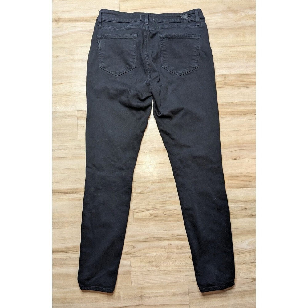 Paige Verdugo Ultra Skinny Black Shadow Jeans Women's 29 Pants Stretchy USA Babe - Picture 7 of 14